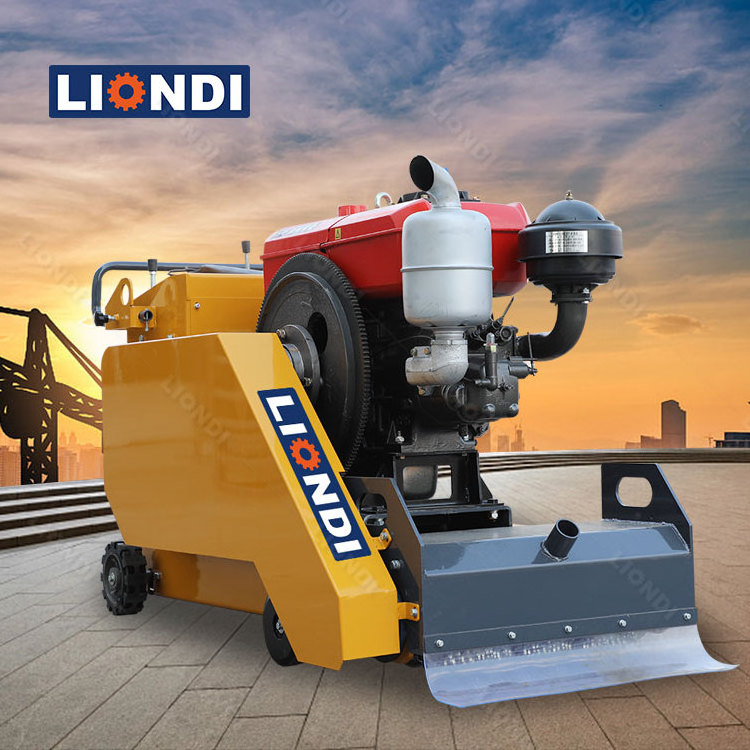 Good Performance Road Scarifying Machine Concrete Grinder Diesel Engine Floor Grinder