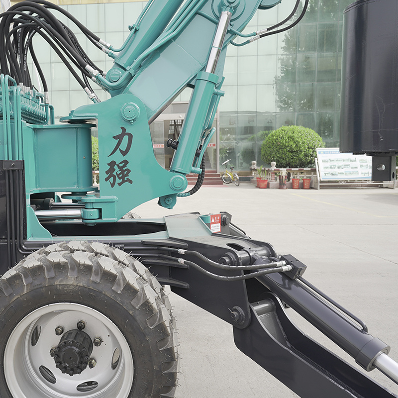 Convenient and fast Rotary excavator pile driver post machine screw pile driver helical