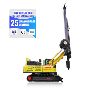 SDLQ New Full hydraulic drop hammer pile driver ground crawler screw rotary drilling rig pile driver for sale