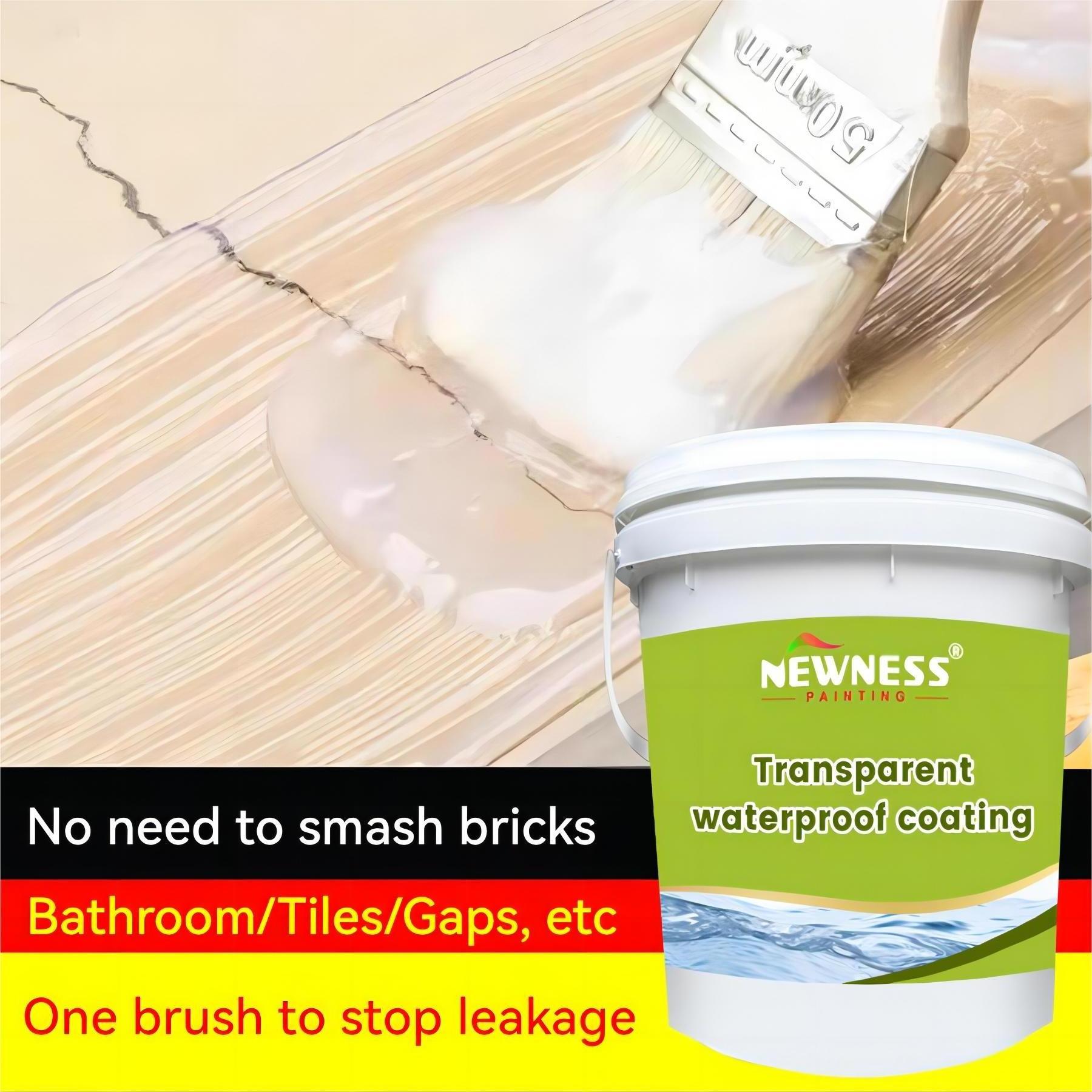 NEWNESS Transparent Waterproof Glue Wall Leak Repair Coating Leakage-proof Paint Waterproof Coating