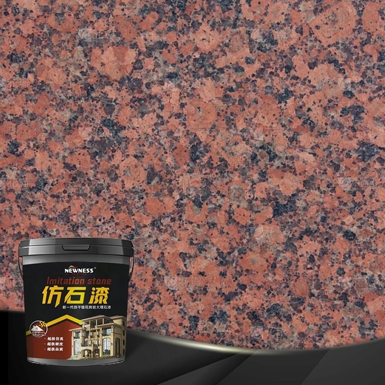 2024 hot sales epoxy resin faux stone paint exterior granite paint