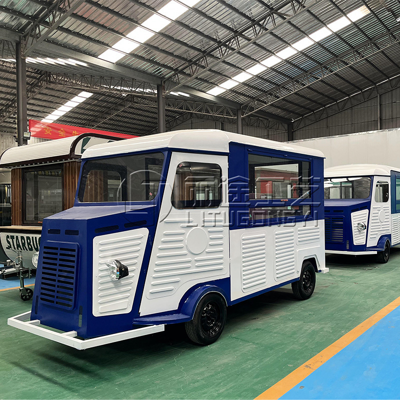 LITU Factory direct sales custom Kitchen Catering BBQ Food Trailer Carros De Comida Fast Food Truck for Sale Europe