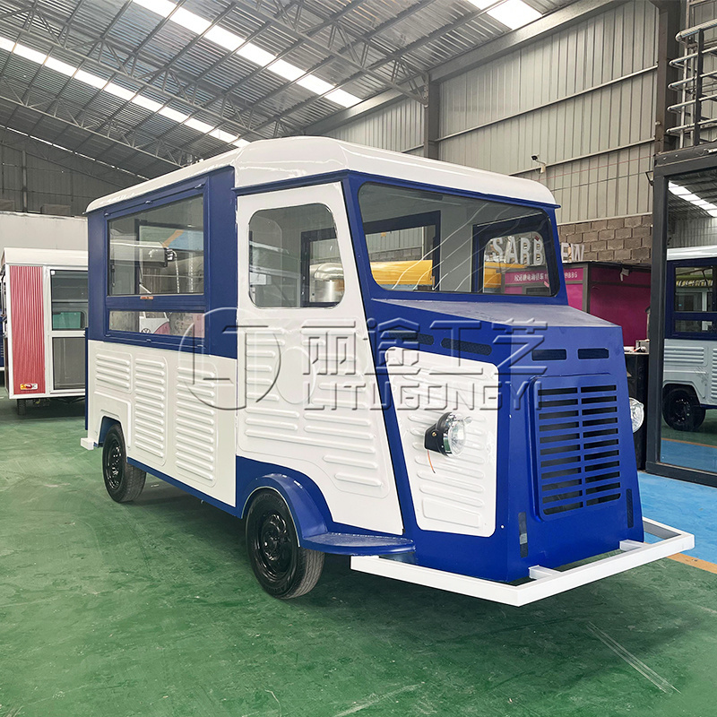 LITU Factory direct sales custom Kitchen Catering BBQ Food Trailer Carros De Comida Fast Food Truck for Sale Europe