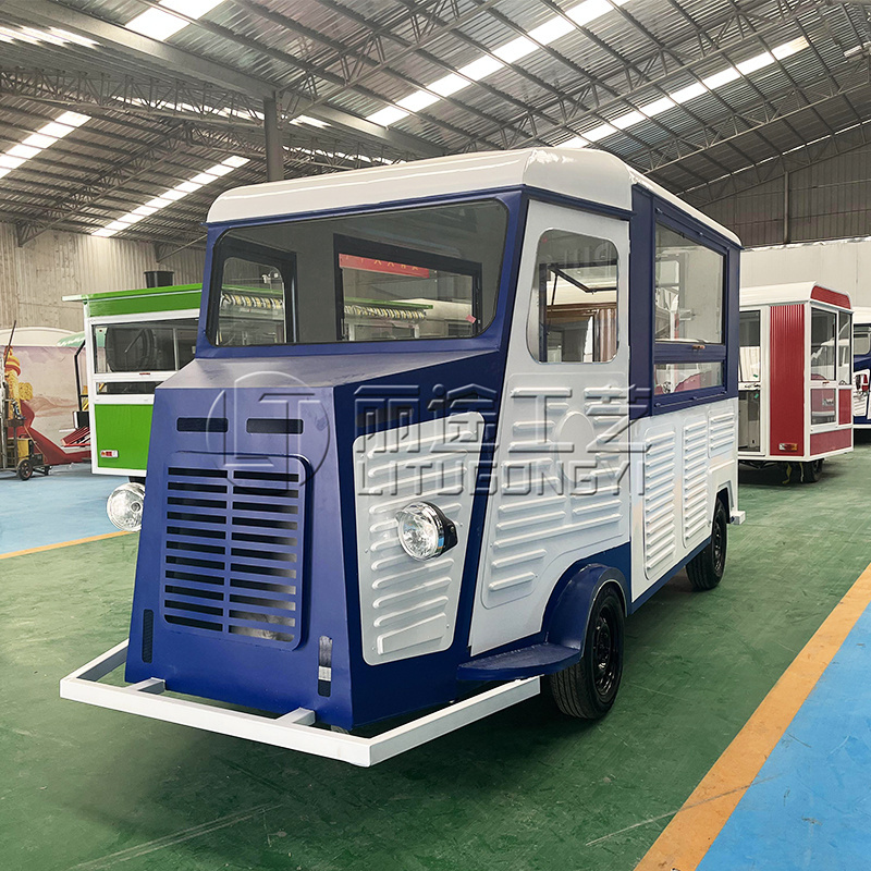 LITU Factory direct sales custom Kitchen Catering BBQ Food Trailer Carros De Comida Fast Food Truck for Sale Europe