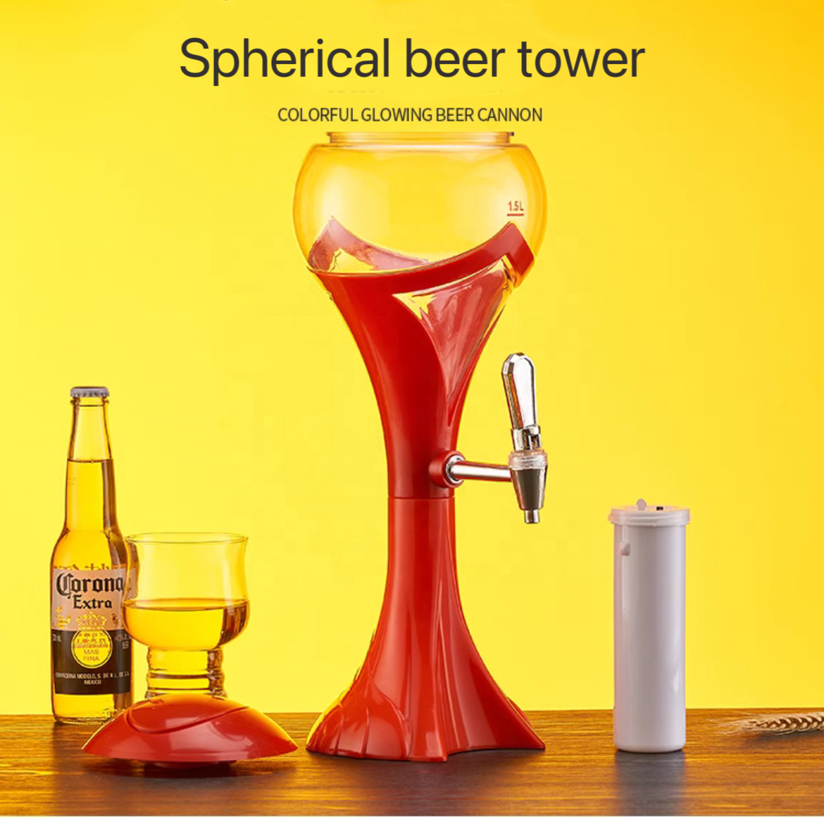 Hot sale Beverage Beer Drink Dispenser outdoor or home party Tap Tower Tabletop Draft Barrel Ice Beer Dispenser