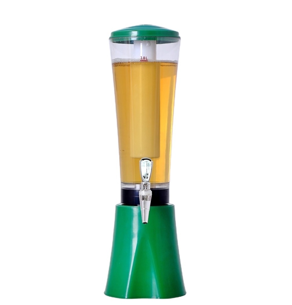 Popular Juice Drink tower for party restaurant self-service Drink Dispenser cold Drink Beer Tower milk Juice Dispenser