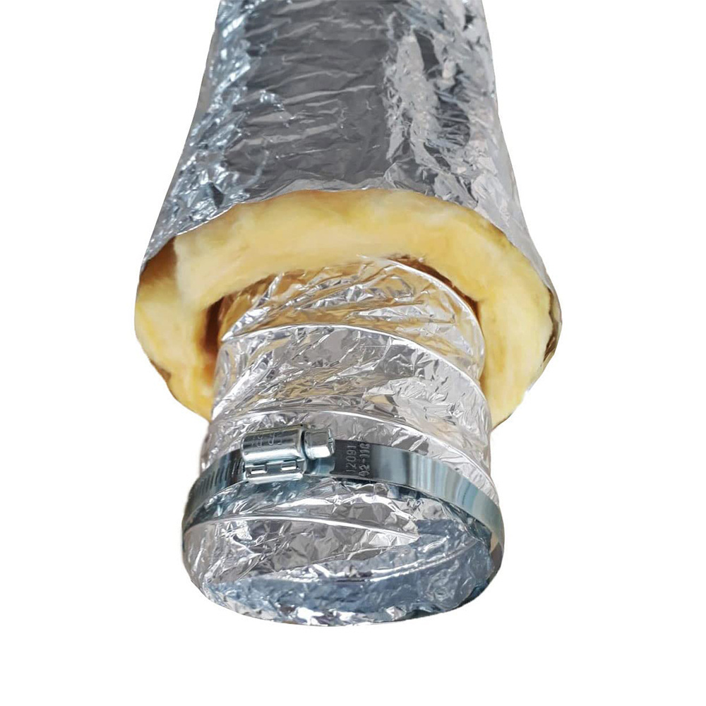 Lakeso  Cheap price high quality Ventilation Aluminium Insulated Flexible duct on sale