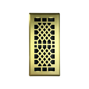 4*10 inch Heavy Duty Floor Air Vent Cover with Metal Damper Air Ventilation Register  Air Grille