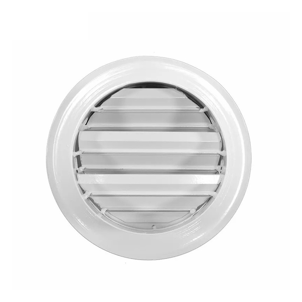 Lakeso Air Round Vent Louver Grille Ventilation Weatherproof Louver Outside Exhaust Fresh