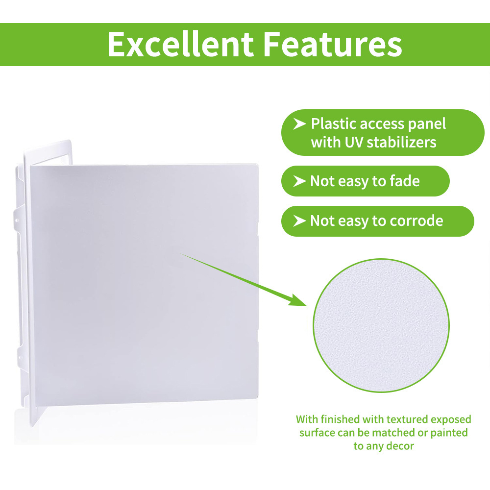 Electric Plumbing Hole Cover High Grade ABS Plastic Inspection Hatch Drywall Wall Ceiling Access Panel