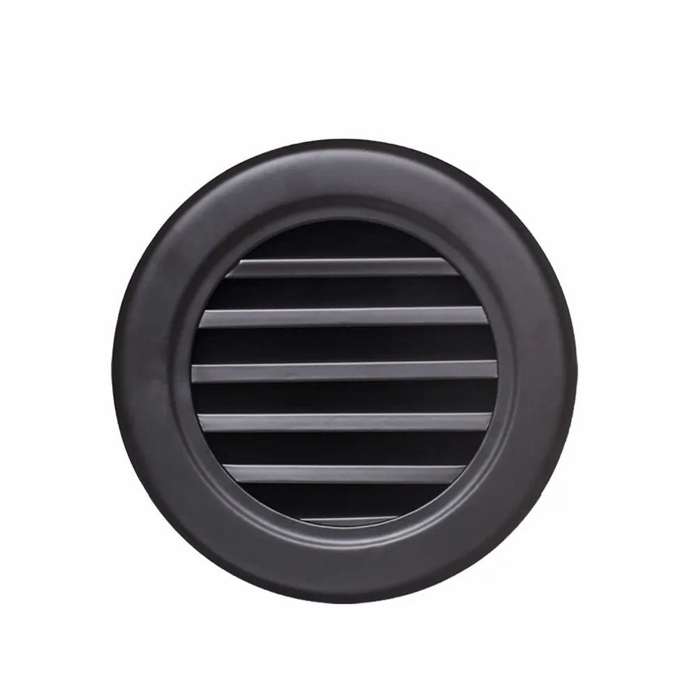 Lakeso Air Round Vent Louver Grille Ventilation Weatherproof Louver Outside Exhaust Fresh