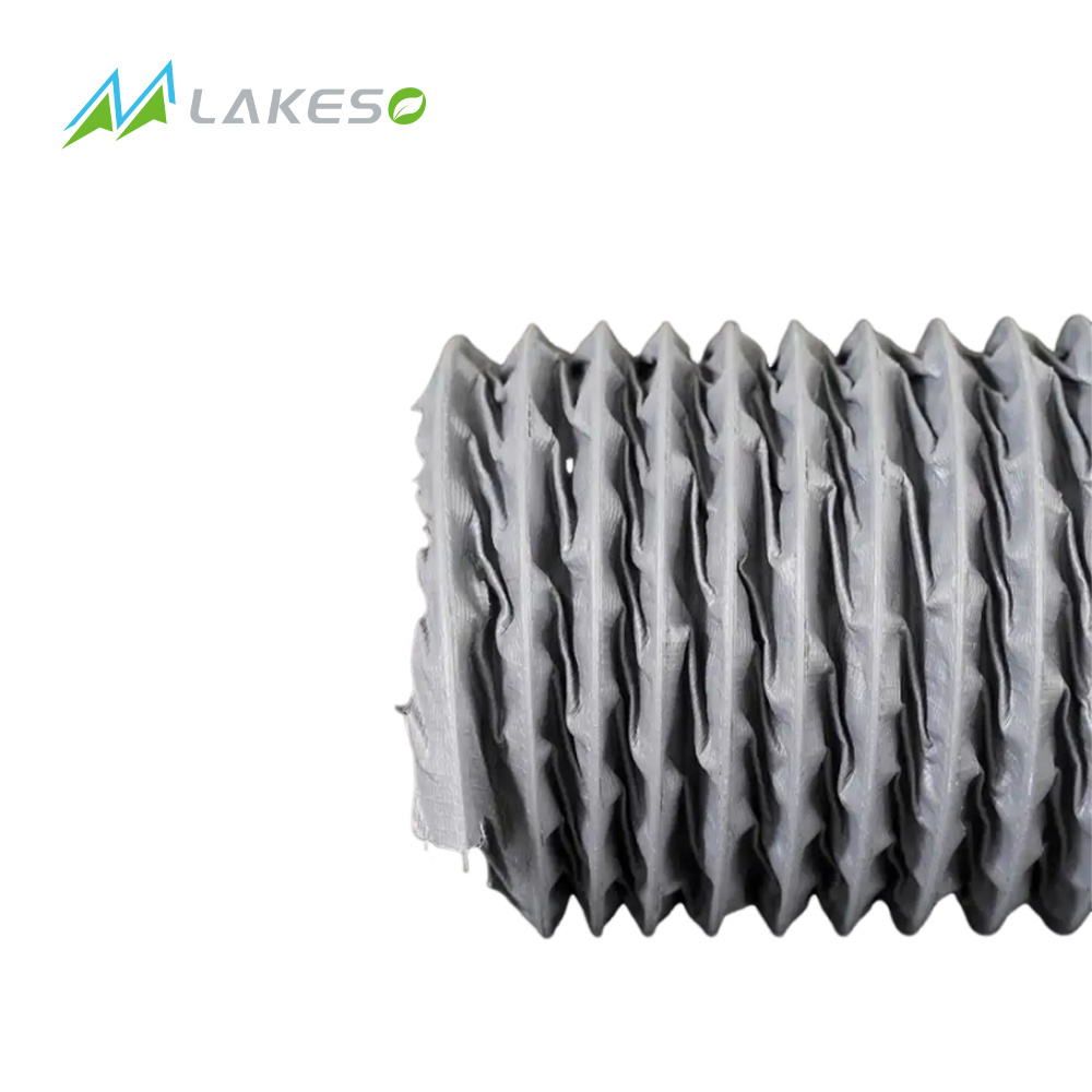 Lakeso Air Duct Flexible Nylon Fabric Hose Dryer Vent Hose For Ventilation Fans Super Fit HVAC Ducting