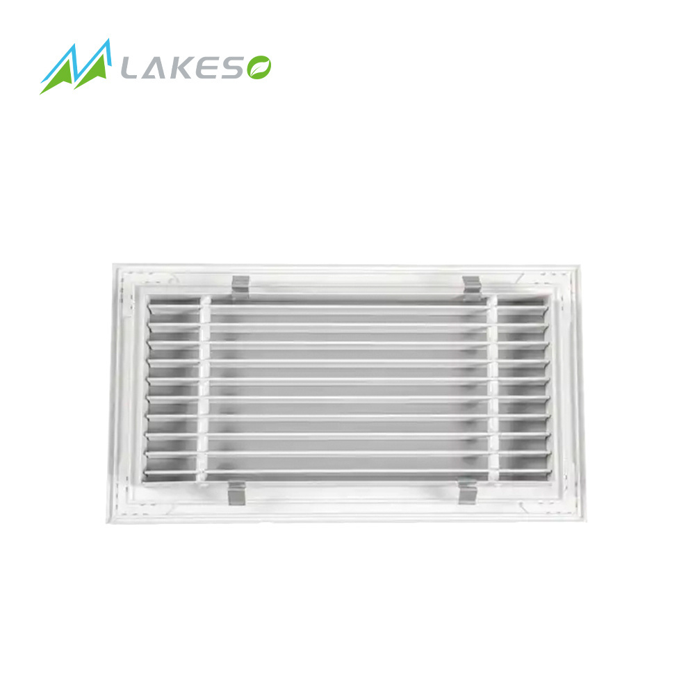 Lakeso HVAC Vent Duct Cover Diffuser Linear Aluminum Supply Air Grille for Ceiling Wall Floor Air Diffusers