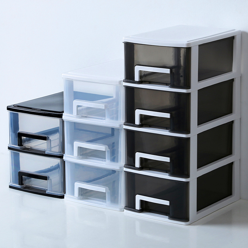 Hot selling 2/3/4/5 layer plastics storage cabinet drawers desk storage box plastic drawer storage gsm