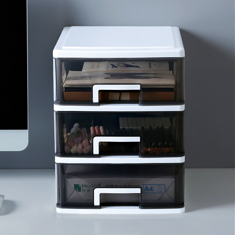 Hot selling 2/3/4/5 layer plastics storage cabinet drawers desk storage box plastic drawer storage gsm