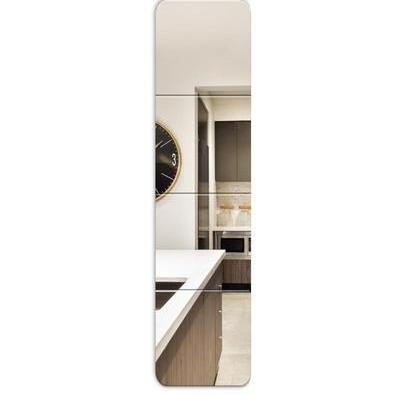 Wholesale Custom Modern Collage Mirror Tile Normal Double Lacquered Aluminum Decorative Bathroom Hang Wall Mirror spiegel miroir