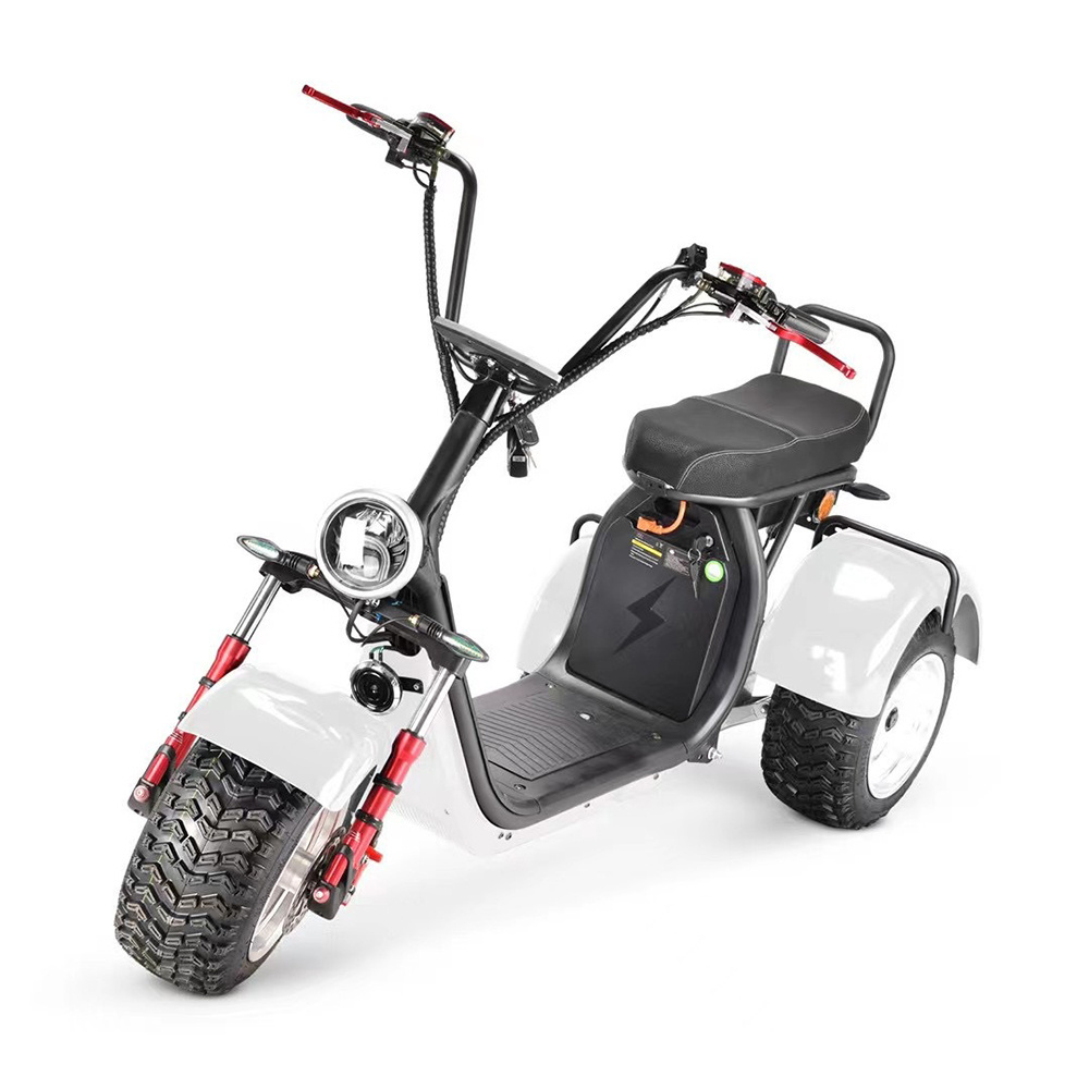 EU/USA Warehouse Hot Sale 3 Wheels Motors Electric Motorcycle COC 4000W 2000W*2  60V Electric Scooters for Adults Citycoco