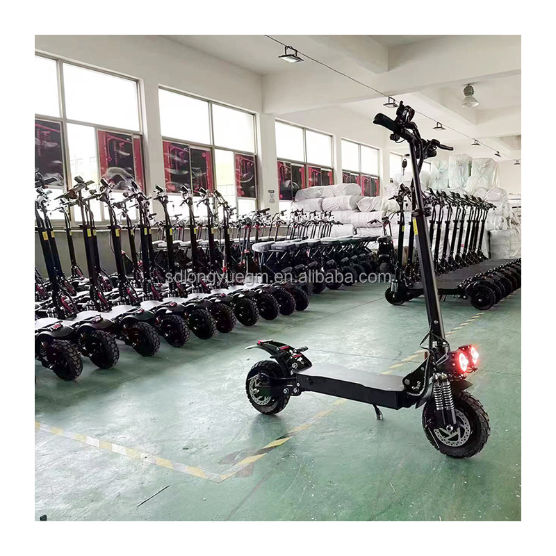 Powerful 1200w*2 Dual motor 10 inch Off Road Tire 48V/52V Folding Electric Scooter For Adults Two Wheels Foldable E scooters