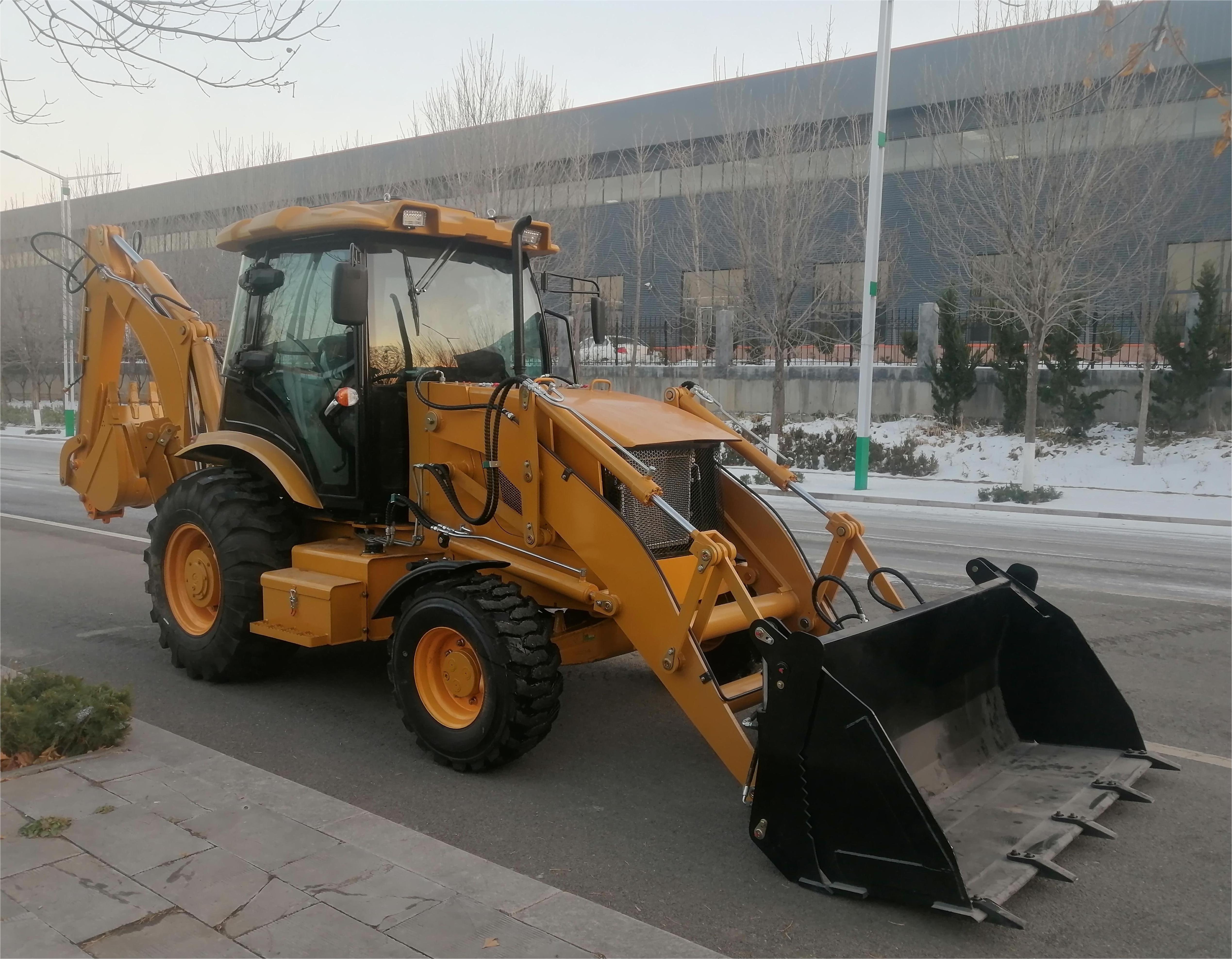 Backhoe loaders rubber tire cheap backhoe for sale trailer backhoe