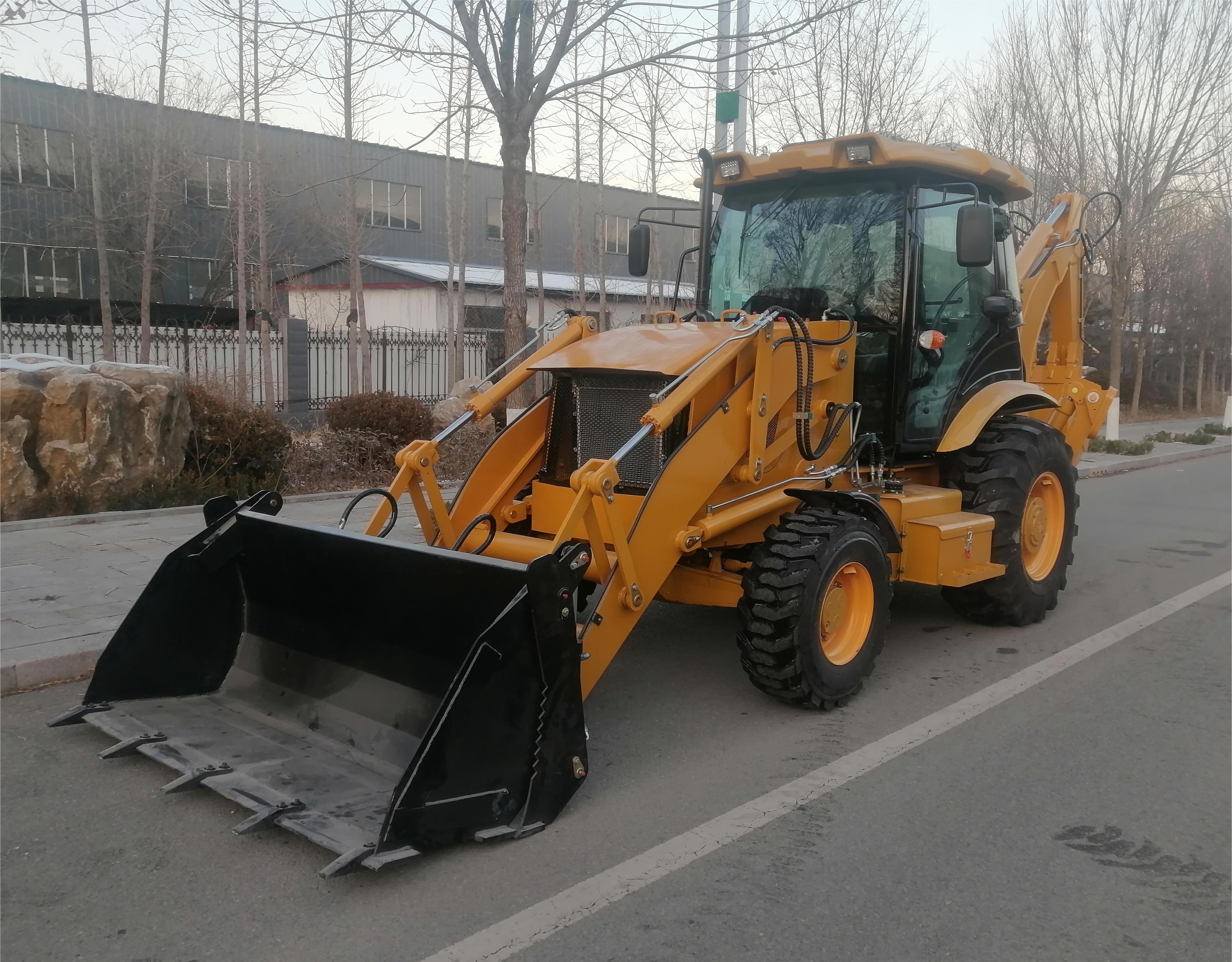 Backhoe loaders rubber tire cheap backhoe for sale trailer backhoe