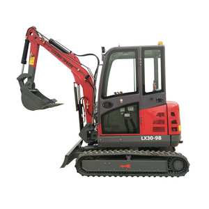 26HP Japan Engine 3 Ton Excavator CE Mini Excavator Machine With Swing Boom