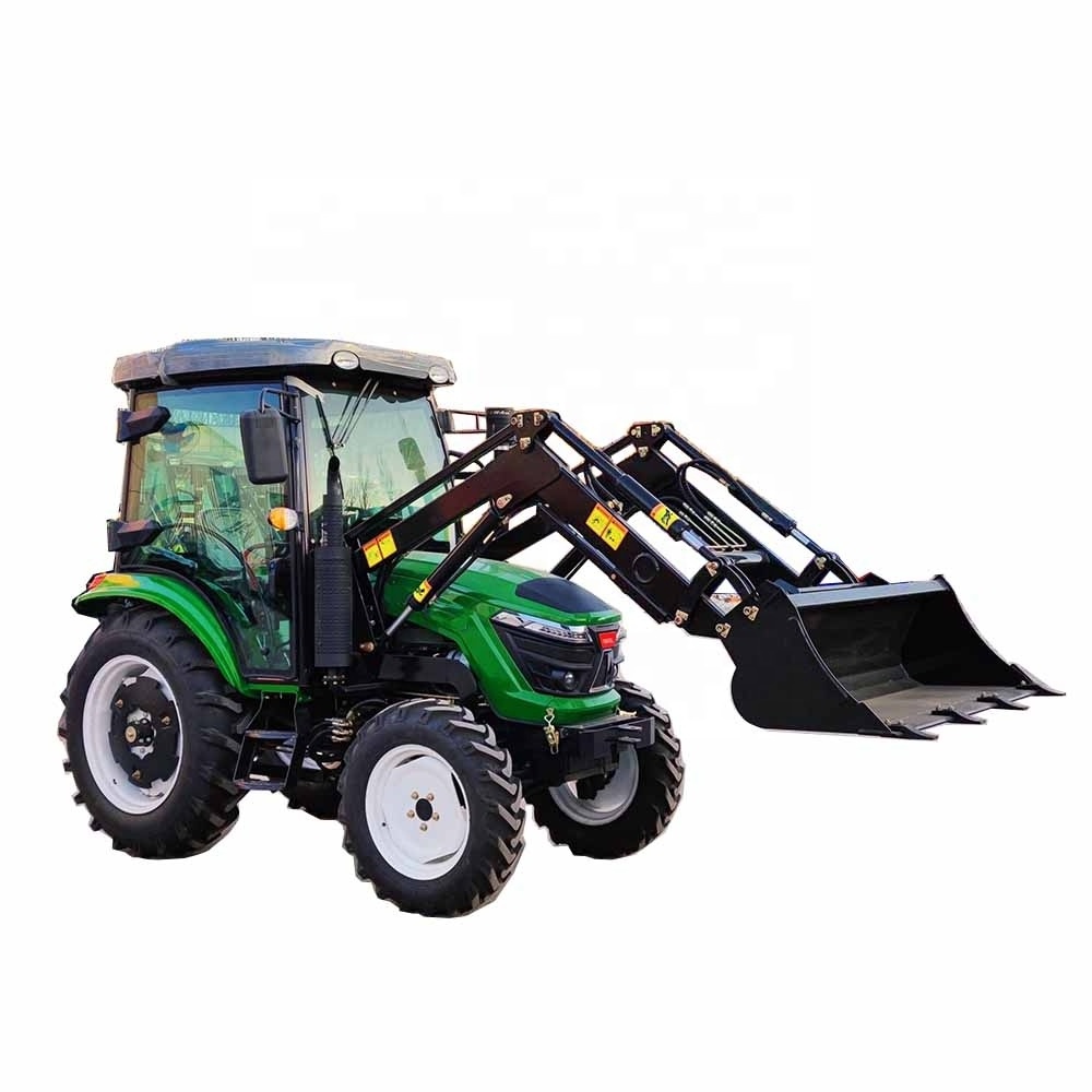 Hot sale Mini Farm Trator with Front End Loader and Backhoe Excavator Compact Mini 4x4 Tractors Garden Traktor