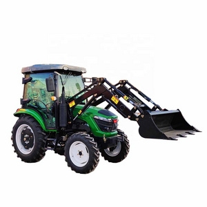 Hot sale Mini Farm Trator with Front End Loader and Backhoe Excavator Compact Mini 4x4 Tractors Garden Traktor