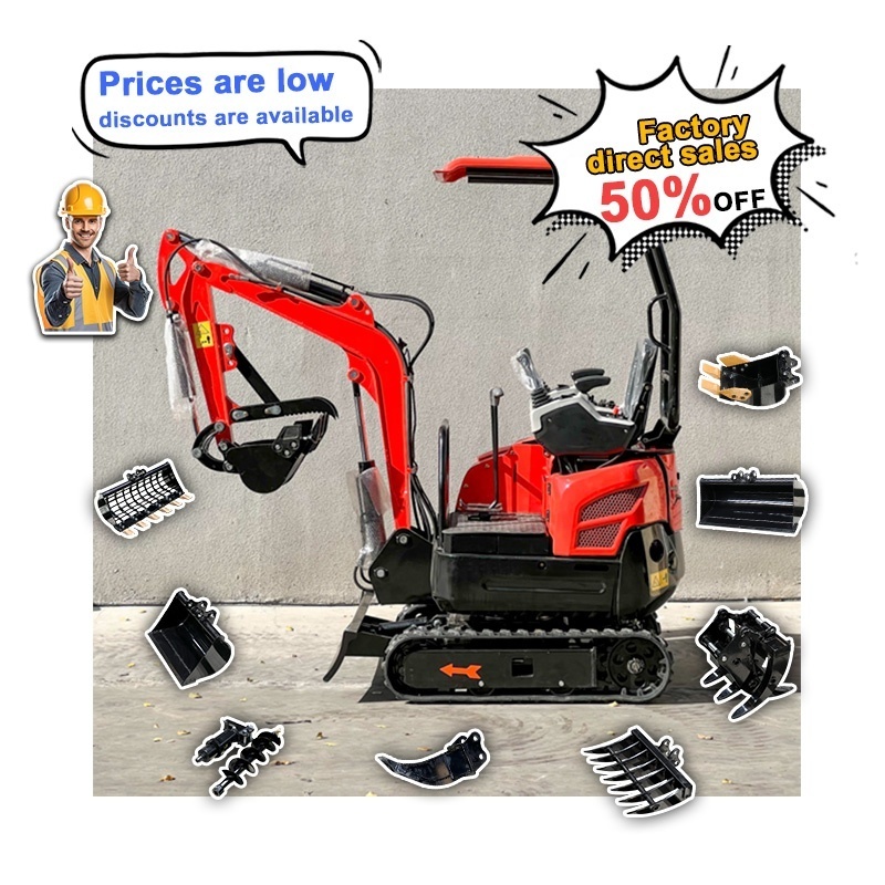 POPULAR!!!rubber tracks digging machine compact tractor with front loader and backhoe mini excavator