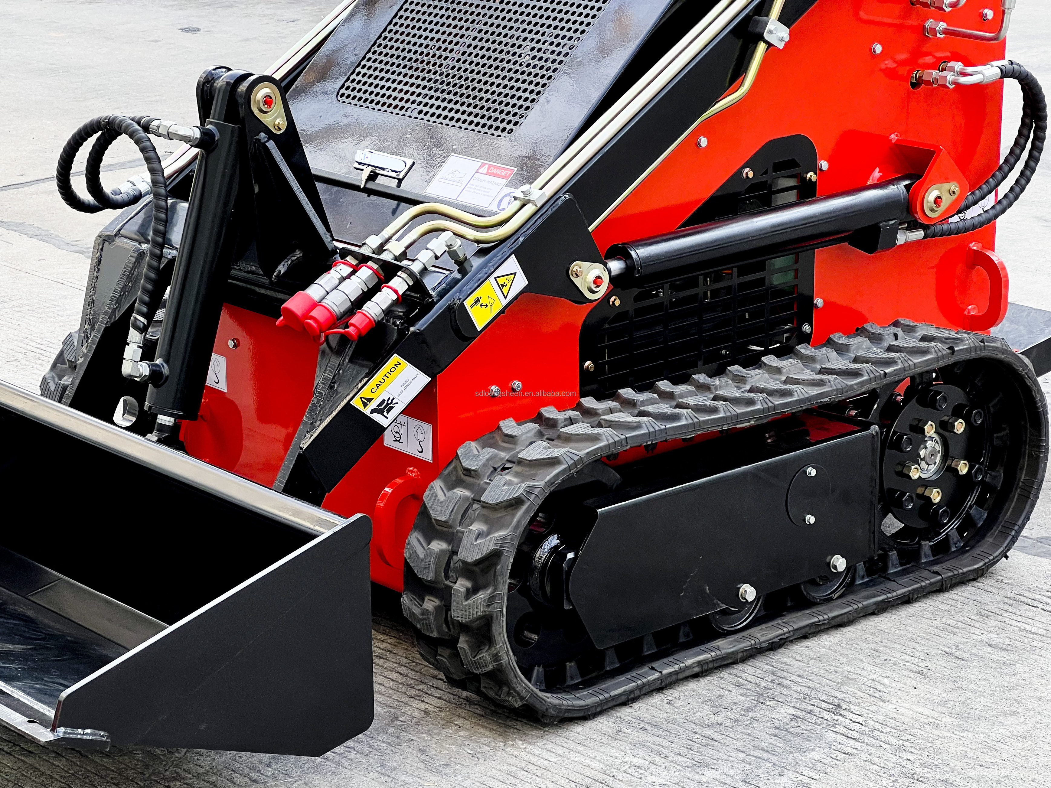 Free shipping snow plow for mini skid steer loader 380kg