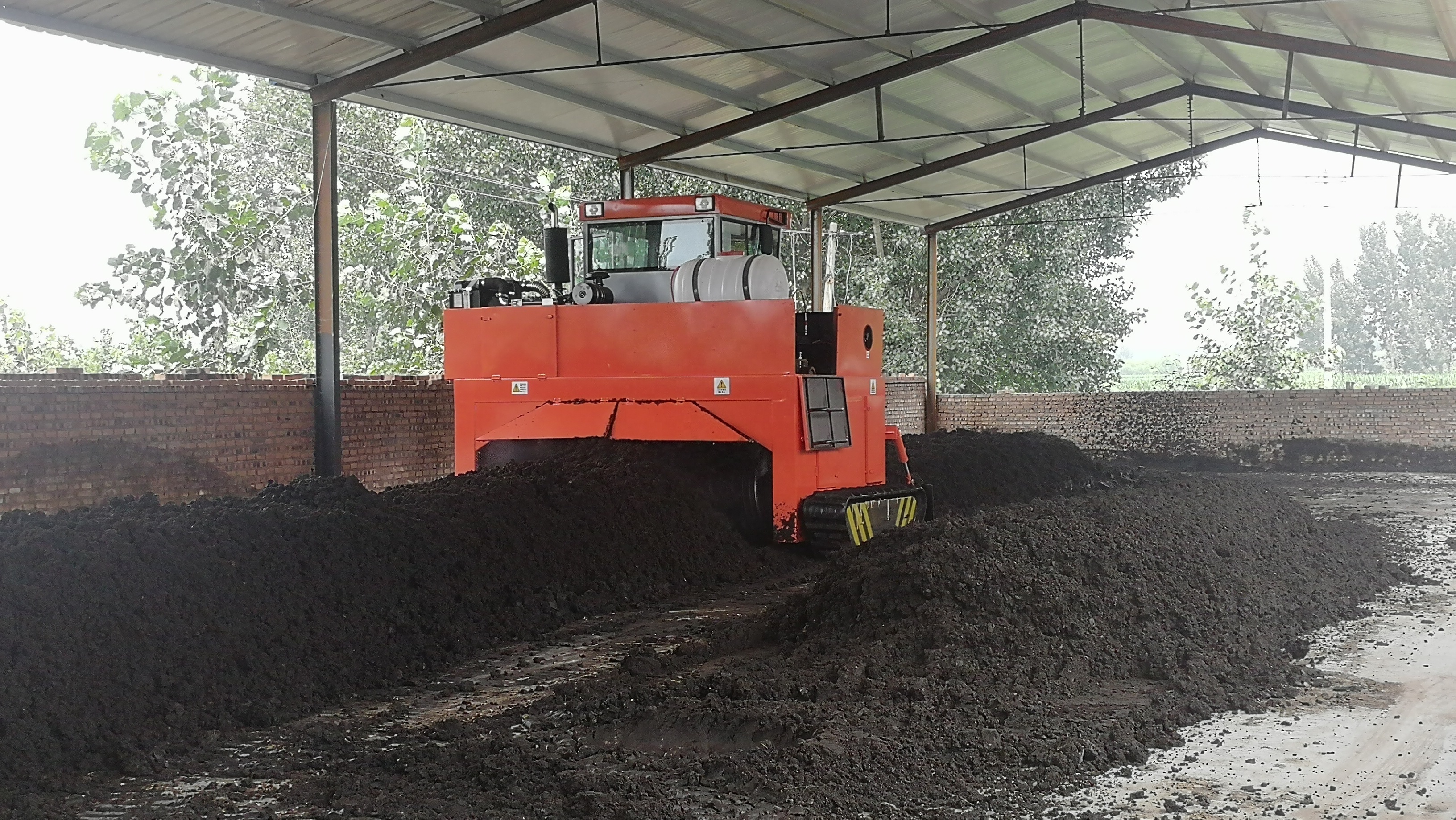 Manure compost turner fertilizer compost turner for making organic fertilizer