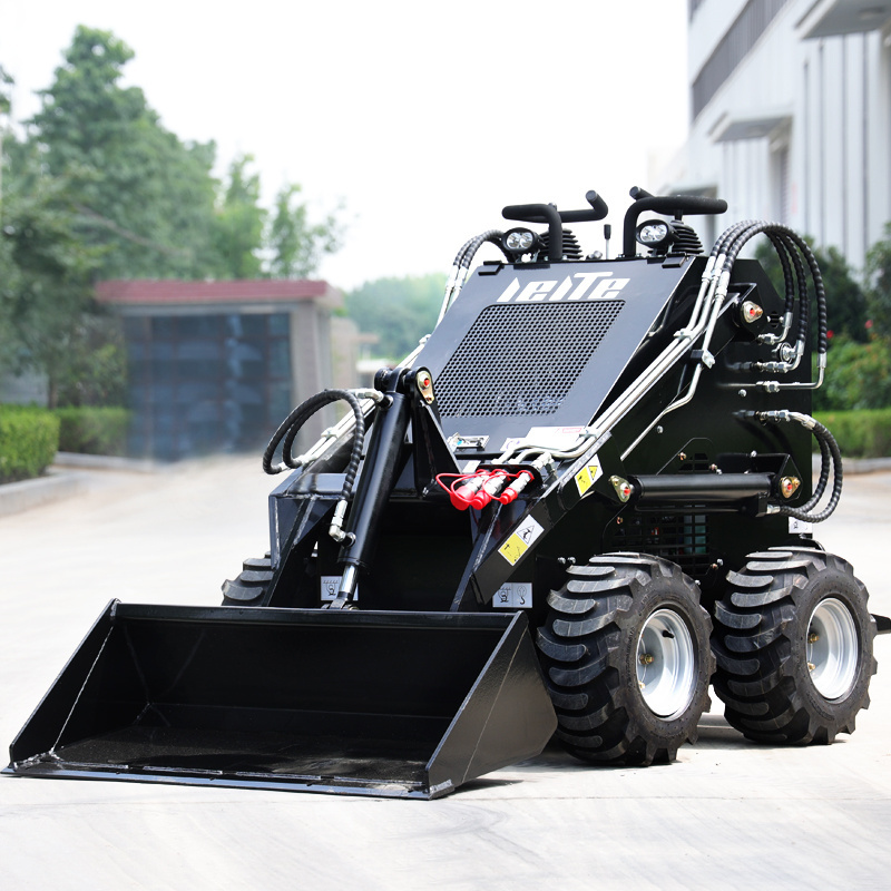 Cheap Walk Behind Crawler Diesel Mini Loader Skid Steer Attachments Remote Control Log Grapple Mini Skid Steer