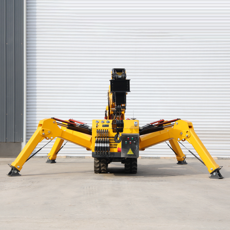 3 ton spider crane Narrow Working Mini 3 Ton Folding Hydraulic Engine Hoist Spider Crane