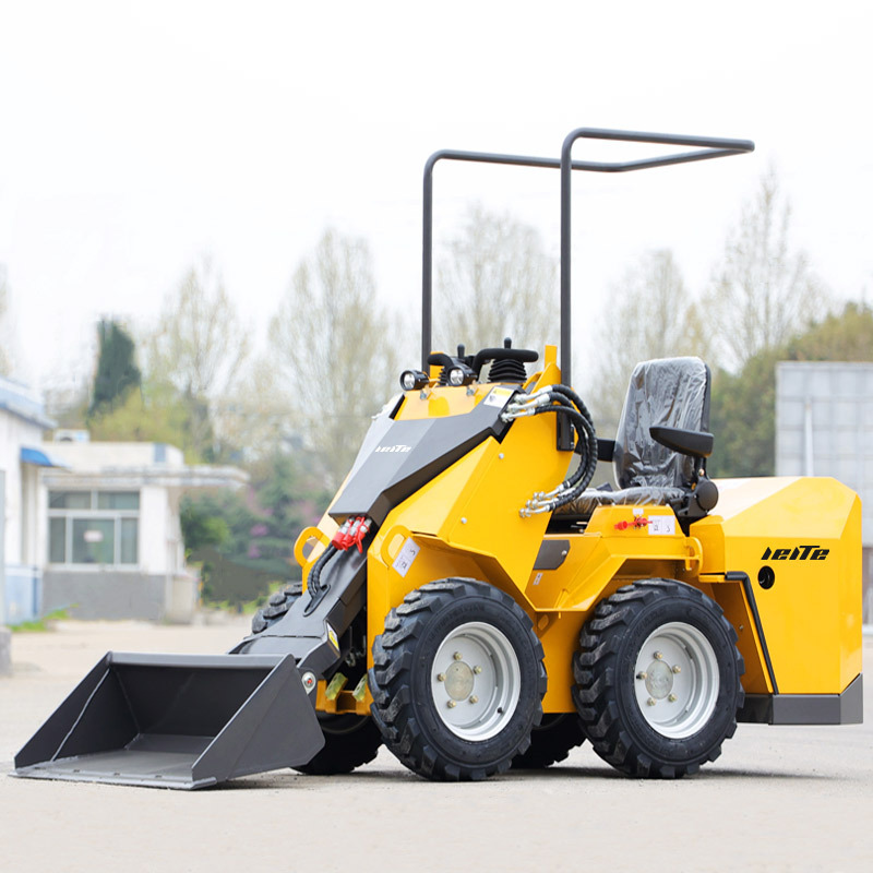 Euro 5 CE EPA China Manufacturer Small mini Skid steer loader 500KG 1 ton Mini Wheel Loader For Sale skid loaders Fast delivery