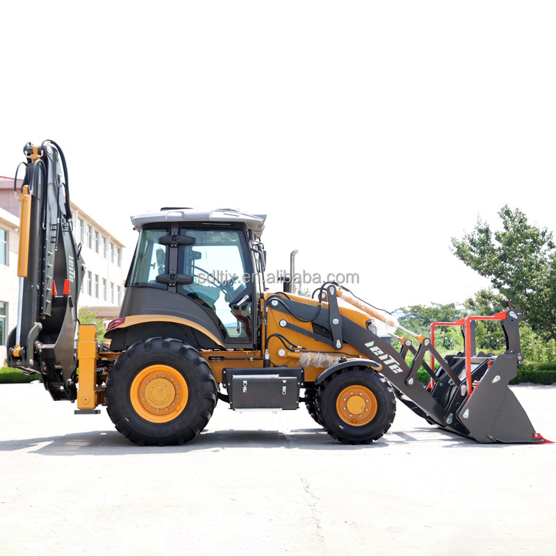 Factory Directly Provide  Compact Tractor With Loader And Backhoe Professional Manufacture Backhoe Excavator Loader 4x4