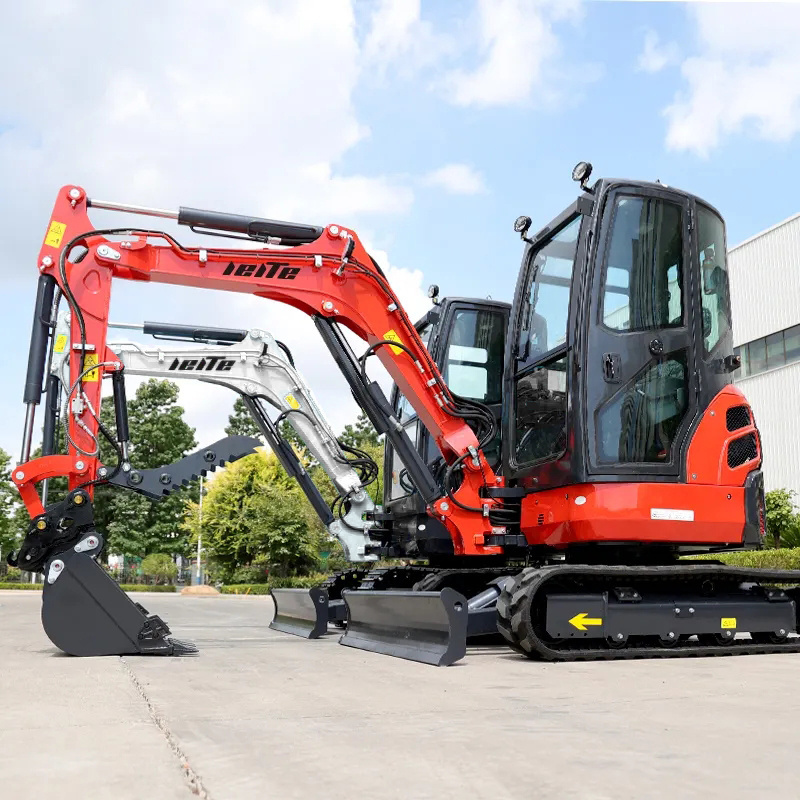 Free Shipping EPA Excavator 3.5 Ton Kubota Engine Crawler Digger Farm Used Minibagger 1 Ton Mini Excavator Machine For Sale