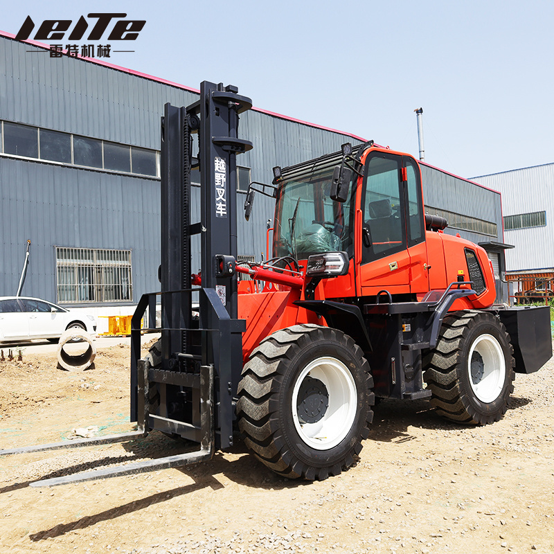 Long Fork Lifting Forklift Pallet Small off road forklift 2 ton 3 ton 6m 3m 1 5m Diesel Marketing Key Motor Power Building