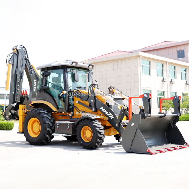 HOT multi-purpose 4 wheel drive new backhoe and loader 3 Tton 5 ton new backhoe loader price for sale backhoe loader