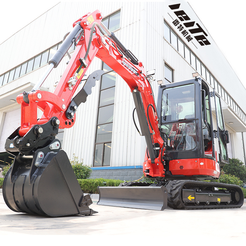 Free Shipping EPA Excavator 3.5 Ton Kubota Engine Crawler Digger Farm Used Minibagger 1 Ton Mini Excavator Machine For Sale