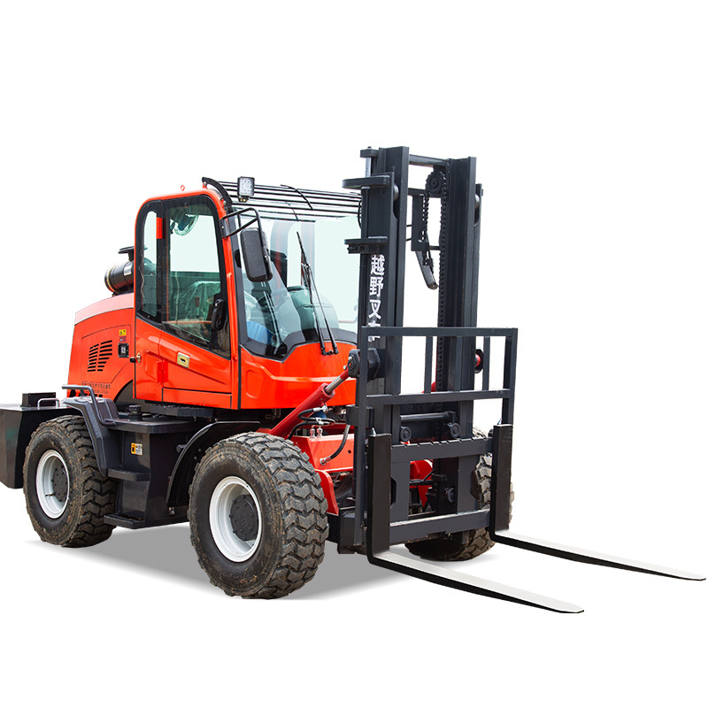 Long Fork Lifting Forklift Pallet Small off road forklift 2 ton 3 ton 6m 3m 1 5m Diesel Marketing Key Motor Power Building