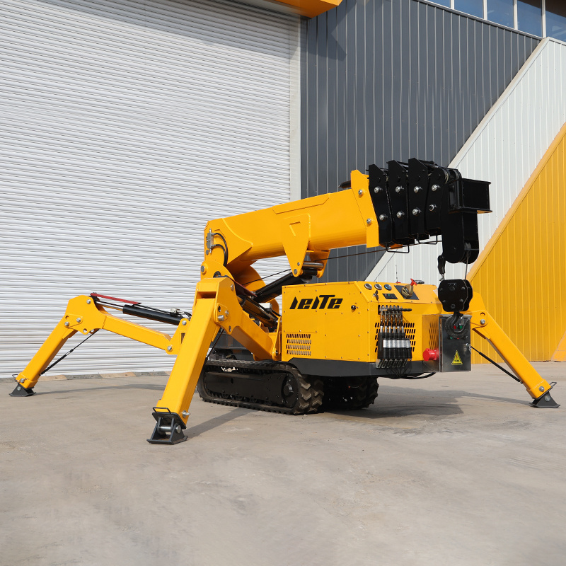 3 ton spider crane Narrow Working Mini 3 Ton Folding Hydraulic Engine Hoist Spider Crane