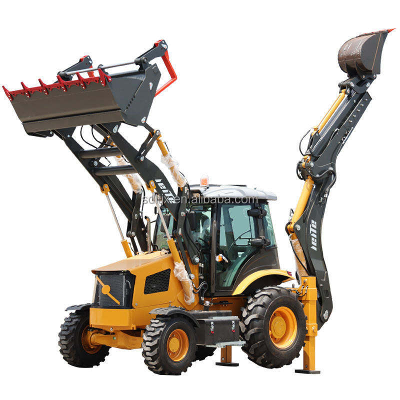 Factory Directly Provide  Compact Tractor With Loader And Backhoe Professional Manufacture Backhoe Excavator Loader 4x4