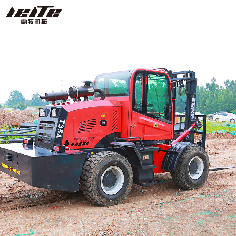 Long Fork Lifting Forklift Pallet Small off road forklift 2 ton 3 ton 6m 3m 1 5m Diesel Marketing Key Motor Power Building