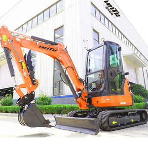 New Mini Poclain Crawler Digger Mini Digger With Lawn Mower Excavators 3.5ton Mini Excavator With Thumb