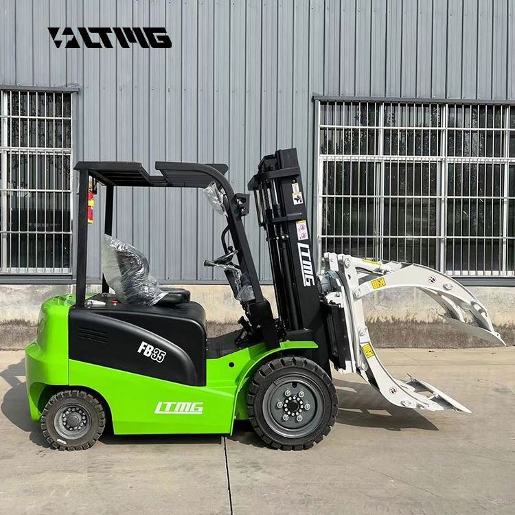 small electric forklift 3ton 3.5 ton electric forklift with paper clamp