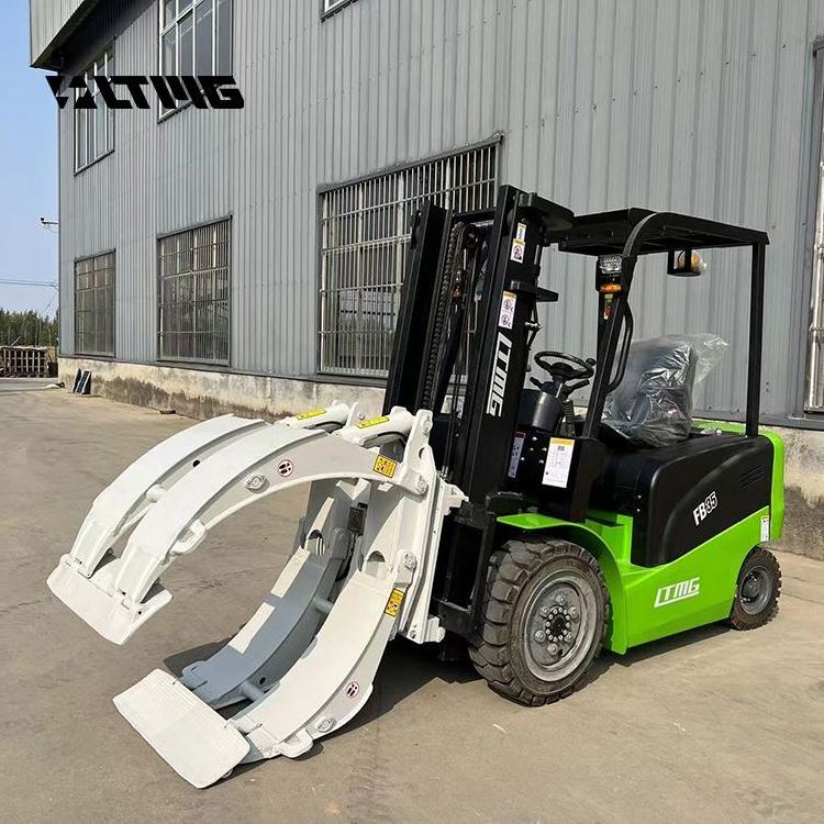 small electric forklift 3ton 3.5 ton electric forklift with paper clamp