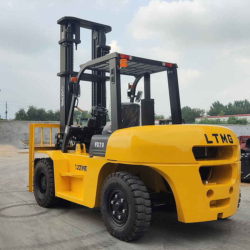 China Manufacture with side shifter  forklift diesel 7 ton diesel forklift for sale