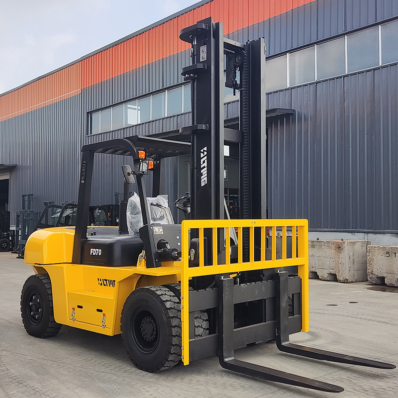 China Manufacture with side shifter  forklift diesel 7 ton diesel forklift for sale