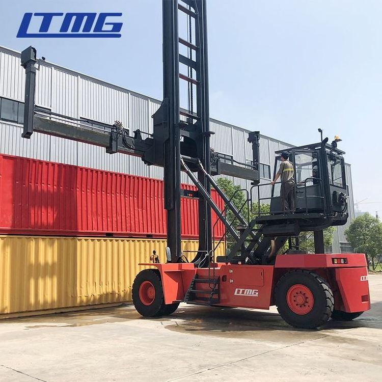 LTMG factory supply reach pallet stacker  9 ton 10 ton empty container handler hydraulic forklift reach stacker