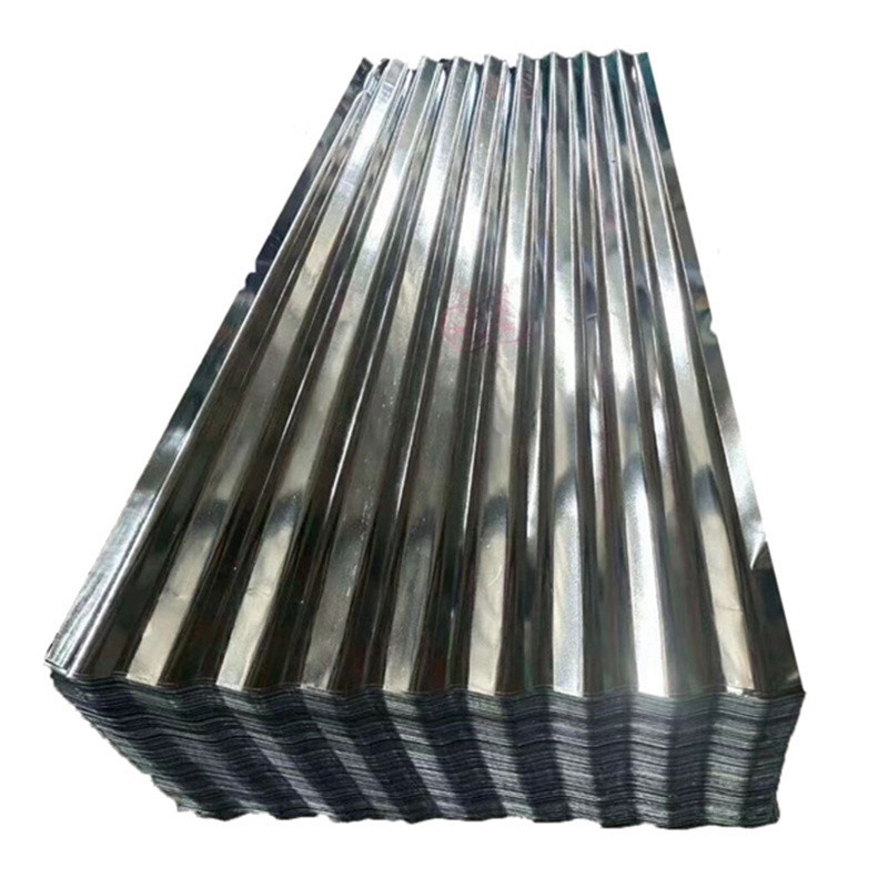 Corrugated Roofing Sheet Galvanized Steel Customized Size 0.2mm SGCC Galvanized Metal Roofing Sheet