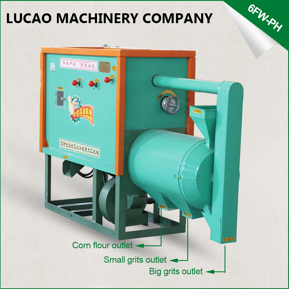 5 ton per day diesel small scale corn maize milling machine